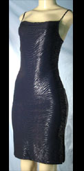 Blue tight junior dress.